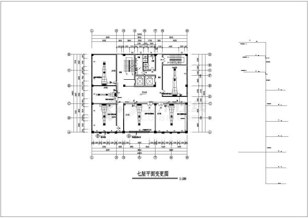 广西来宾市某办公楼格力多联机方案图-图二