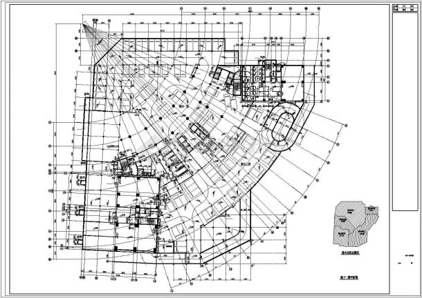 【江苏】31层现代风格国际星级酒店建筑设计施工图（知名设计院）-图二