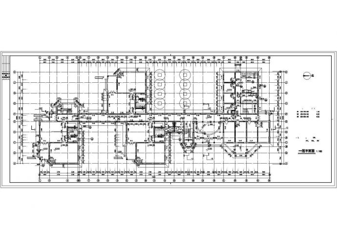 三层现代风格市级幼儿园教学楼设计施工图_图1