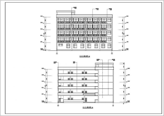 普洱市某厂5层钢框架结构综合楼建筑施工图_图1