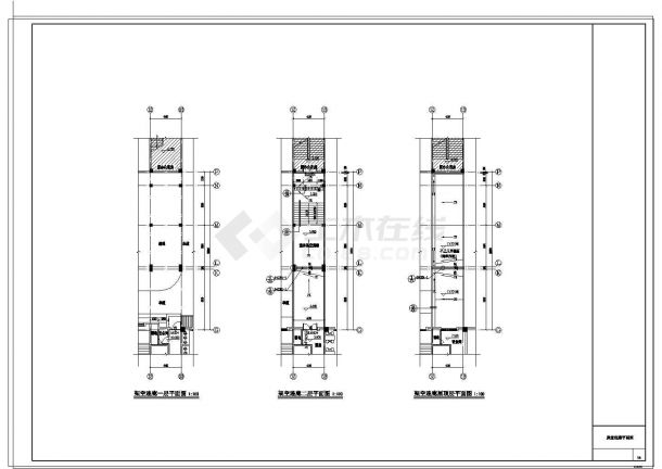 某市办案综合用房建筑施工图纸（含效果图）-图二