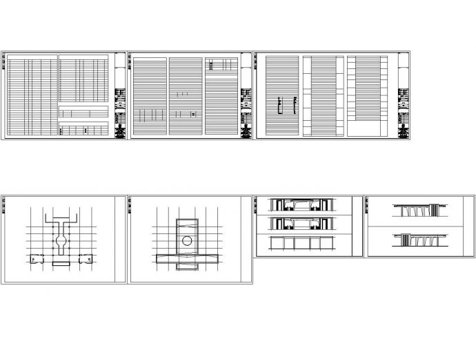 某楼盘人行入口现代中式大门建筑设计施工图_图1
