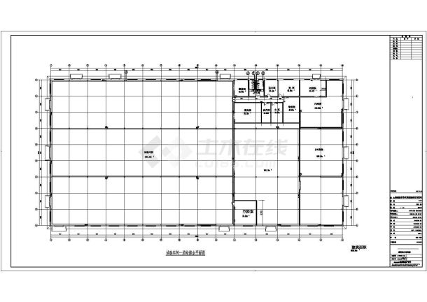 某生产车间给排水及消防系统设计图-图一