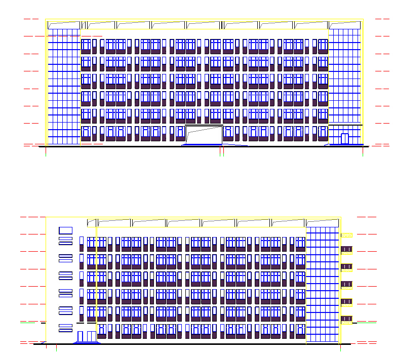 某地某学生宿舍楼建筑设计施工图纸