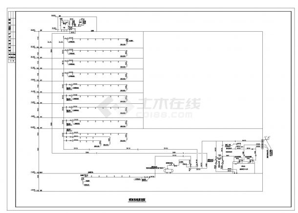 某办公大楼建筑给排水施工图-图一