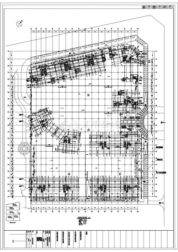 【山西】某地地下室建筑设计施工图-图二