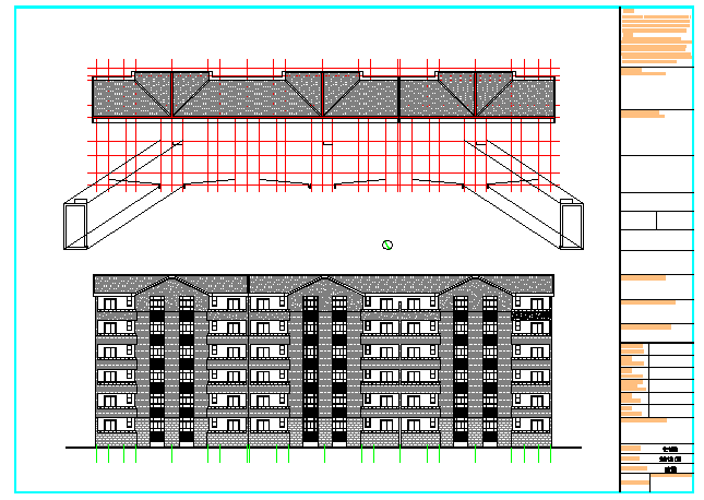 【四川】某地某多层住宅3#楼建筑设计施工图_图1