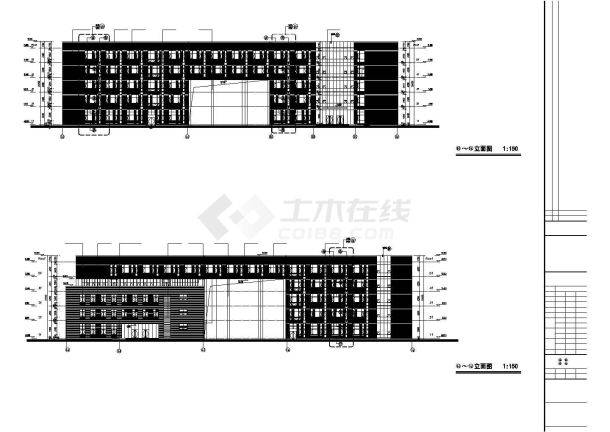 【湖北省】某地某大学科技中心全专业施工图-图二