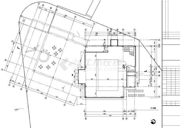 【江苏省】某地某售楼处全专业设计施工图-图一