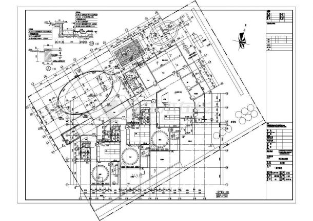 【广东省】某地某幼儿园建筑设计施工图-图一