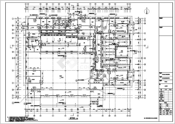 某地某多层学生食堂建筑设计施工图-图一