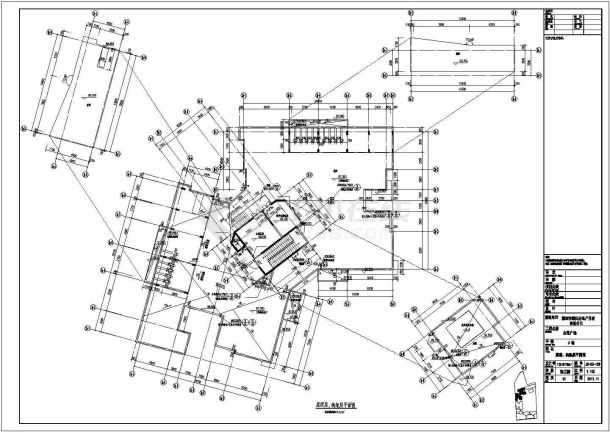 某地某高层住宅楼建筑设计施工图纸-图一