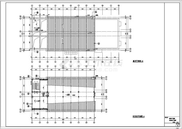 某地多层框架办公用房建筑设计施工图-图二