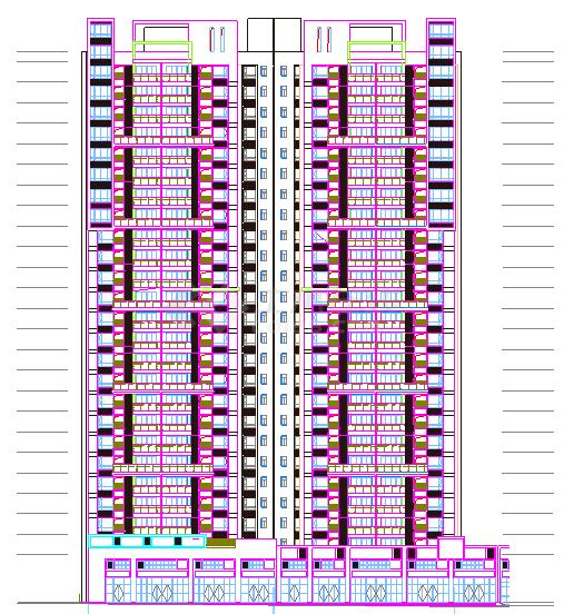 【广东省】某地某高层住宅及地下室全专业施工图-图一