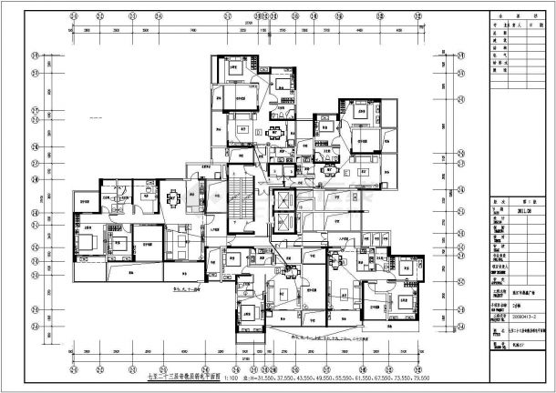 某地2#高层住宅楼弱电设计施工图-图二