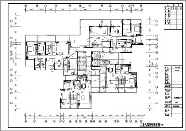 某地3#高层住宅楼弱电设计施工图-图二