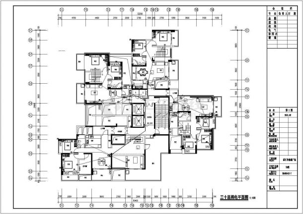 某地7#高层住宅楼弱电设计施工图-图二