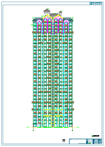 【辽宁】某1、11#高层住宅楼全专业施工图-图一