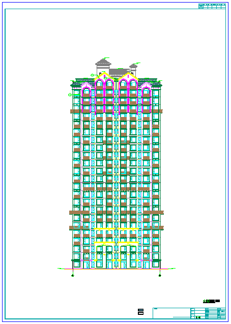 【辽宁省】某3#高层住宅楼全专业施工图-图一