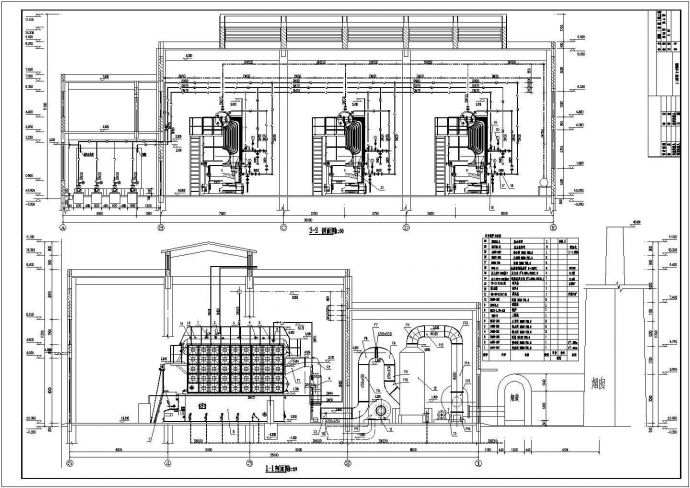 蒸汽供热锅炉房设计，锅炉容量6t/h，共三台_图1