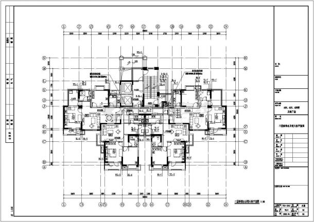 某地某高层住宅带地下室给排水设计施工图-图二