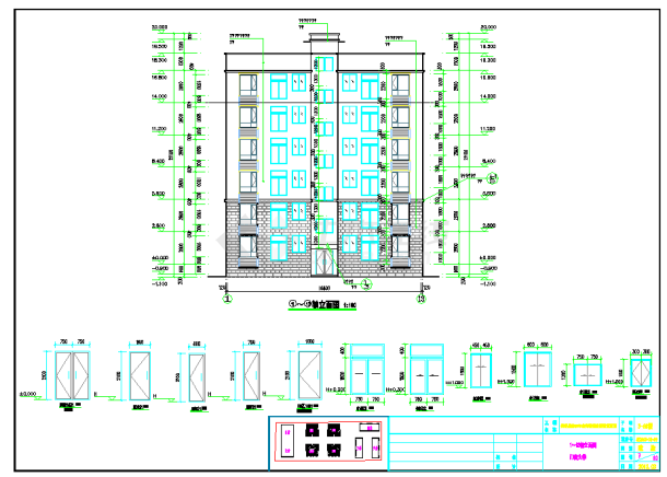 【四川】某地某公租房建筑结构设计施工图-图一