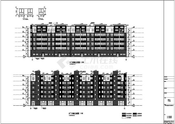 【黑龙江】某25#多层住宅建筑设计施工图-图二