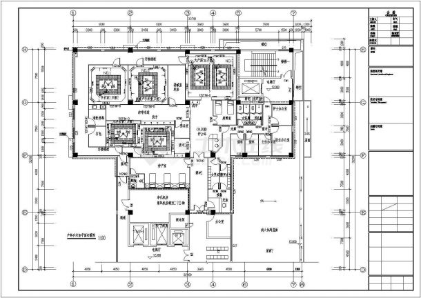 某地妇幼保健院产科装修设计施工图-图一