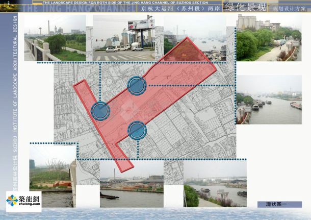 [苏州]河道两岸绿化景观规划设计方案-图一