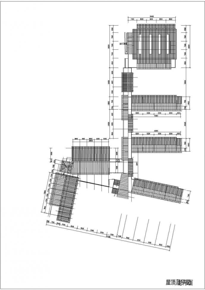 苏州4层框架结构小学教学楼部分建筑方案图及效果图_图1