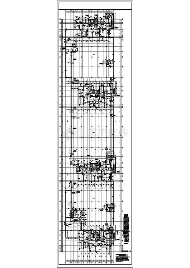 某地住宅小区防空地下室建筑设计施工图-图二