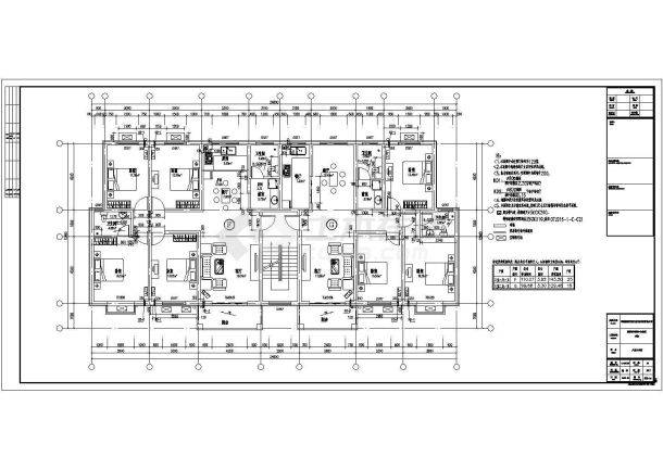 【河南省】某地某1#多层住宅全专业设计施工图-图一