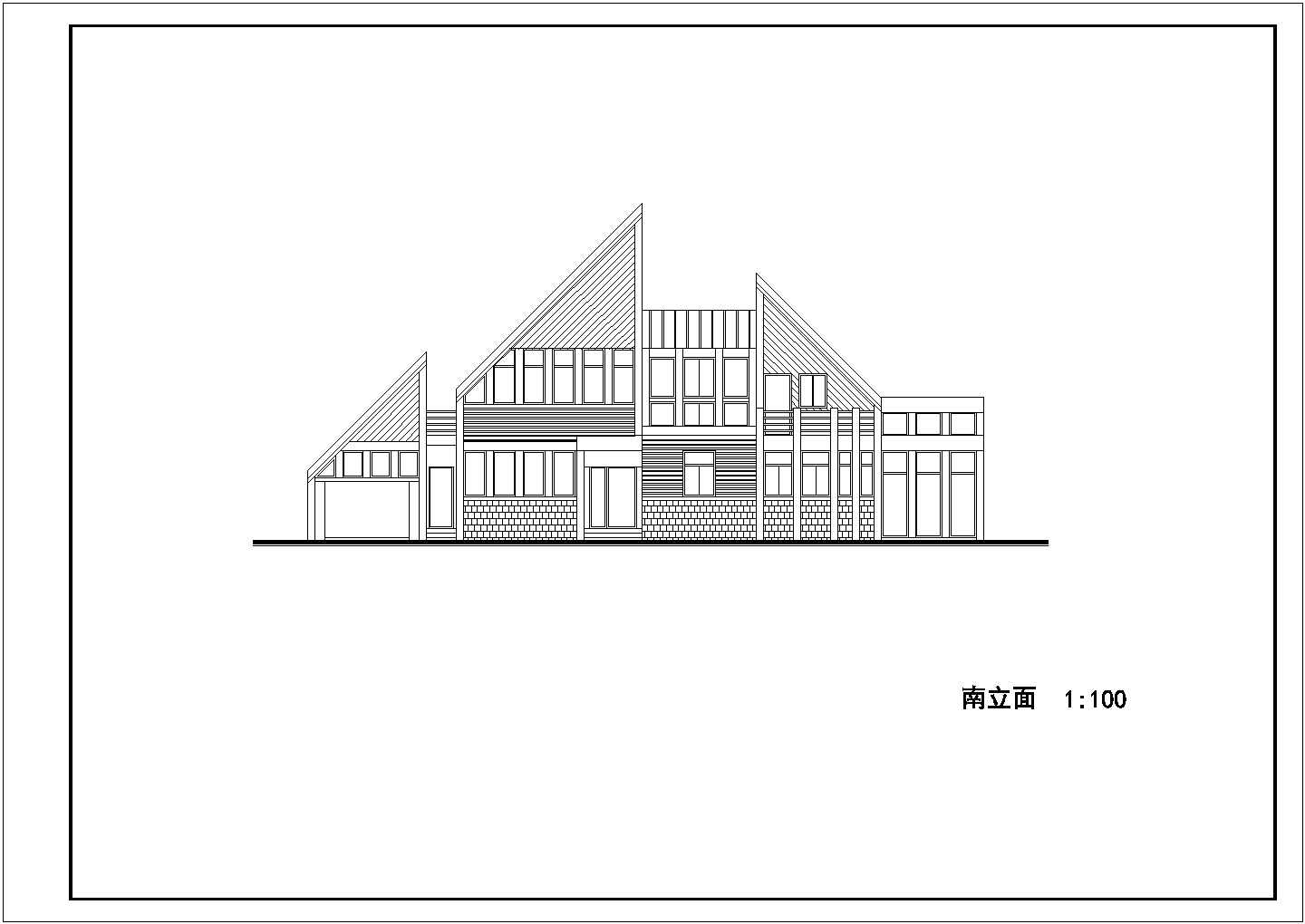 山地风情现代风格独栋别墅方案设计图