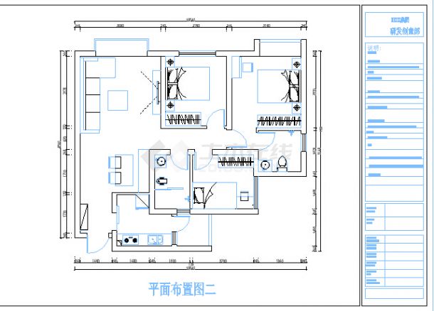 【江苏省】某地家装设计图纸 （全套）-图二
