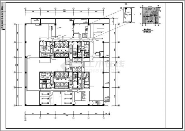 【北京】某科研楼通风空调及防排烟设计施工图-图一