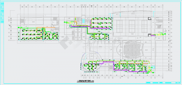 【上海】某活动中心地源热泵系统设计施工图（含机房）-图二