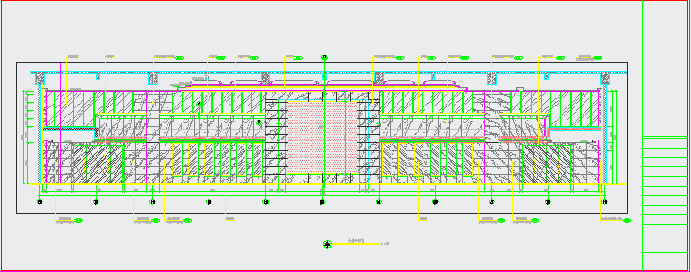 【江西】庄重大气办公楼大堂设计CAD施工图