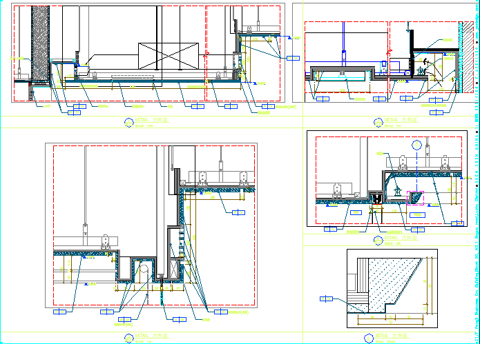 【厦门】现代简约酒店总统套房设计CAD施工图
