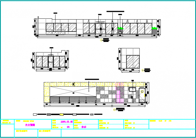 【厦门】某高档餐厅装修设计CAD施工图_图1