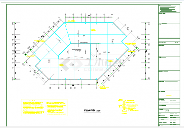 苏州大型办公楼全套电气施工CAD图纸-图一