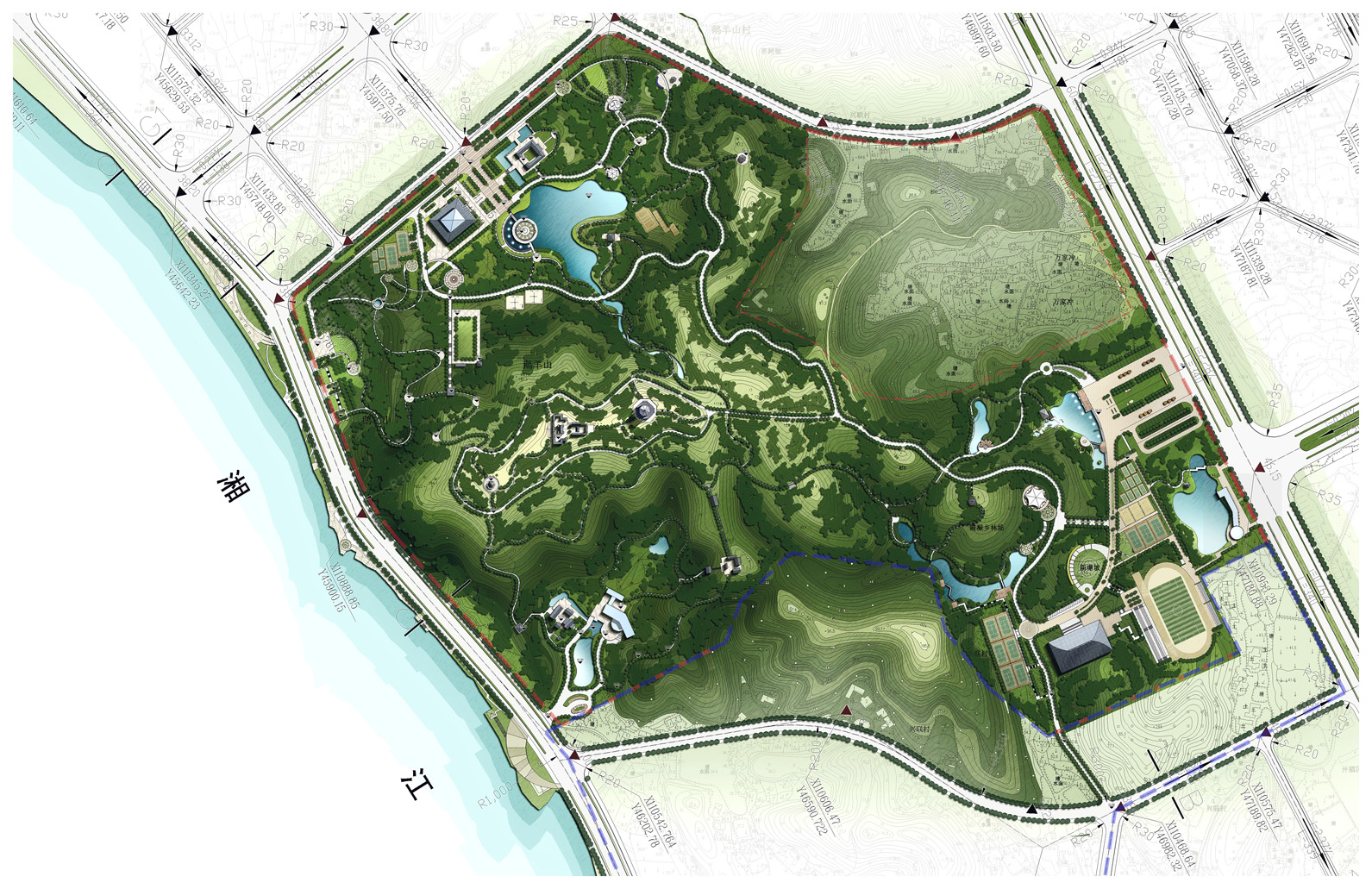 长沙城市公园景观设计方案