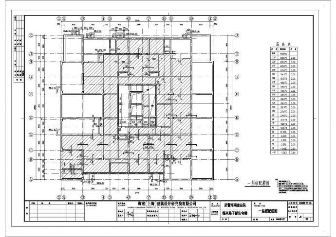某地23层剪力墙住宅楼结构设计施工图_图1