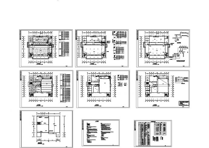 某两层食堂电气设计施工图_图1