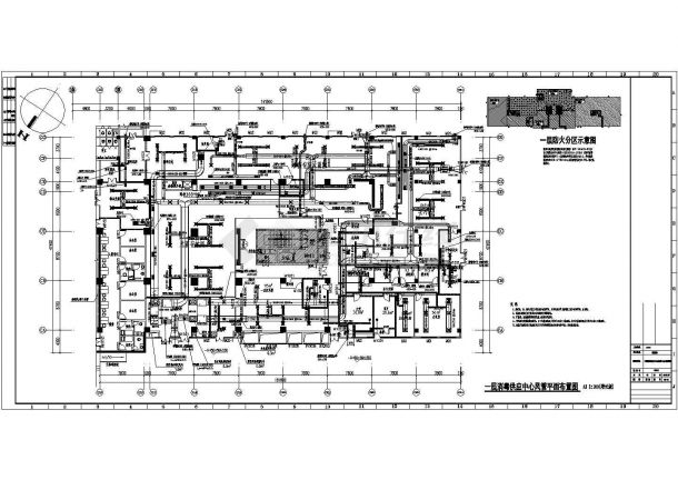 某地医院净化空调系统暖通设计施工图-图二
