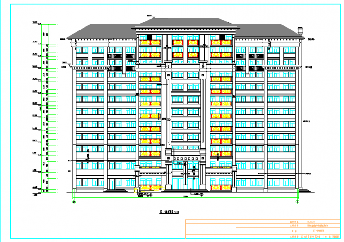 某地养老院公寓全套专业设计施工图_图1