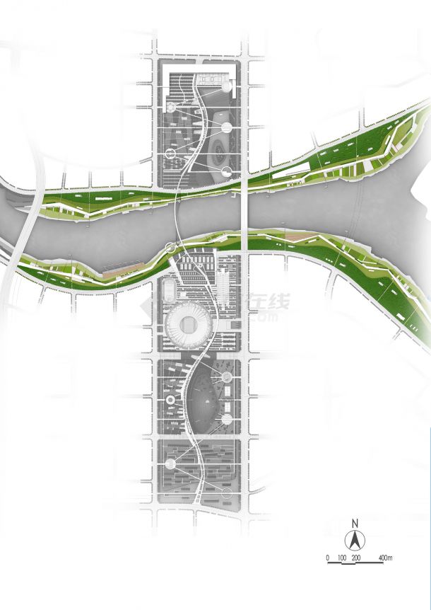 佛山中央公园与滨河公园规划设计方案-图一
