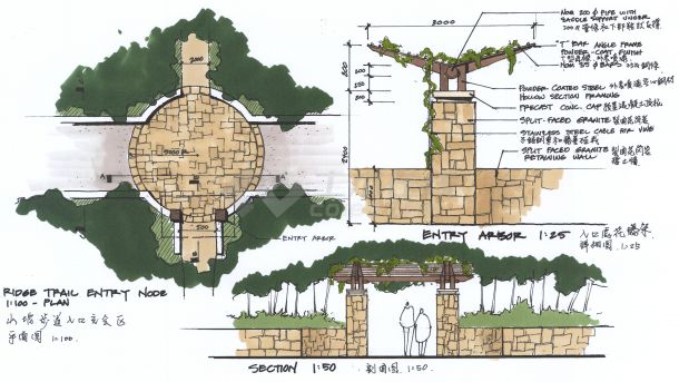 [浙江丽水]花园小区景观扩初设计方案-图一