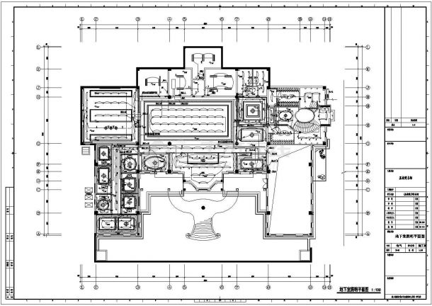 某三层会所装饰工程电气设计施工图，共22张-图一