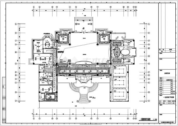 某三层会所装饰工程电气设计施工图，共22张-图二