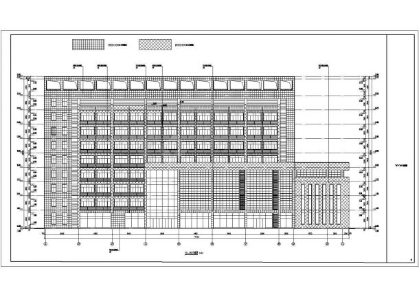 某地9层框架结构医院综合楼建筑施工图-图一